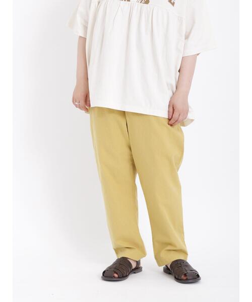 Samansa Mos2（サマンサ モスモス）の「【クールコットン】柄アソートテーパードパンツ（その他パンツ・レディース・カーキ/モカ/ベージュ/チャコールグレー/ブラック/イエロー・F）」の6枚目の写真