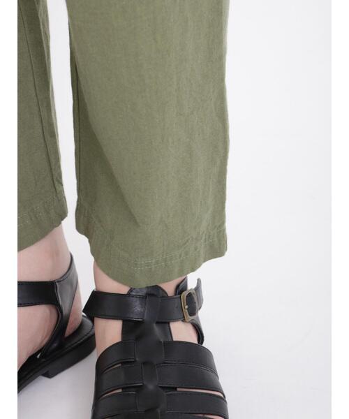 Samansa Mos2（サマンサ モスモス）の「【クールコットン】柄アソートテーパードパンツ（その他パンツ・レディース・カーキ/モカ/ベージュ/チャコールグレー/ブラック/イエロー・F）」の21枚目の写真