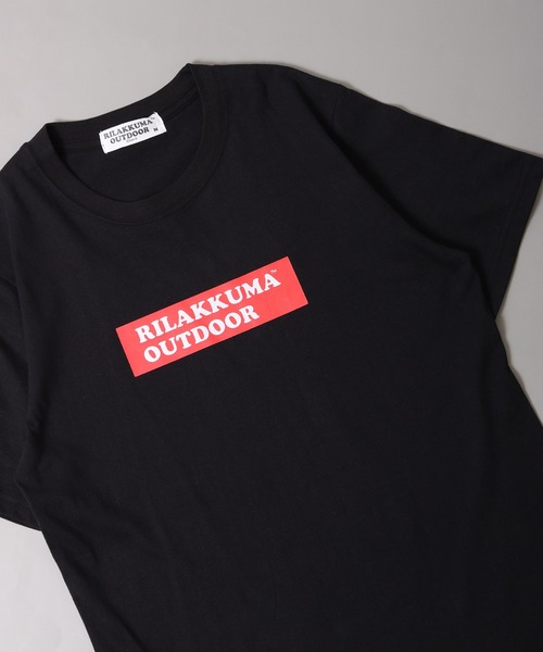 FUNALIVE(ファンアライブ)の「リラックマ アウトドア Tシャツ 半袖(Tシャツ/カットソー・レディース・ネイビー/ホワイト/ブラック/カーキ/ホワイト系その他/杢グレー・M/L/LL)」の4枚目の写真