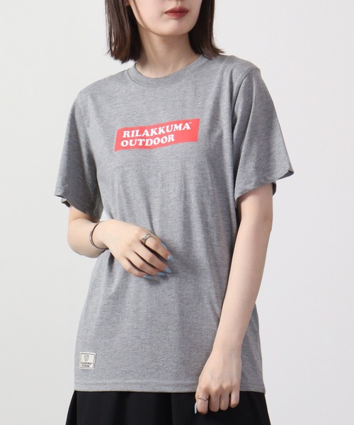 FUNALIVE(ファンアライブ)の「リラックマ アウトドア Tシャツ 半袖(Tシャツ/カットソー・レディース・ネイビー/ホワイト/ブラック/カーキ/ホワイト系その他/杢グレー・M/L/LL)」の18枚目の写真