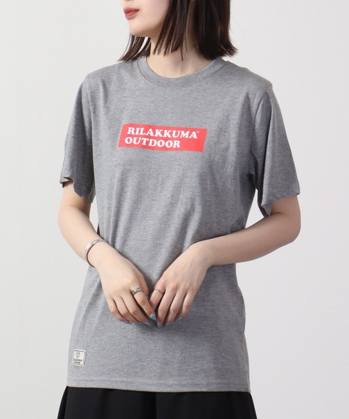 FUNALIVE(ファンアライブ)の「リラックマ アウトドア Tシャツ 半袖(Tシャツ/カットソー・レディース・ネイビー/ホワイト/ブラック/カーキ/ホワイト系その他/杢グレー・M/L/LL)」の19枚目の写真