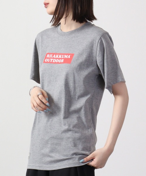 FUNALIVE(ファンアライブ)の「リラックマ アウトドア Tシャツ 半袖(Tシャツ/カットソー・レディース・ネイビー/ホワイト/ブラック/カーキ/ホワイト系その他/杢グレー・M/L/LL)」の20枚目の写真