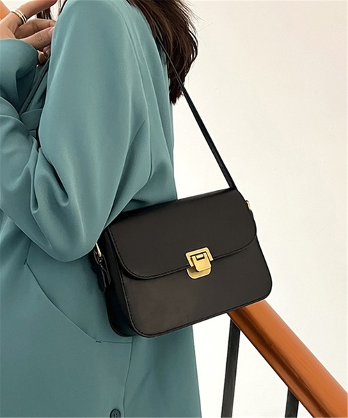 LA VORAGINE(ラ ヴォラジネ)の「2wayスクエアショルダーバッグ メッセンジャーバッグ(メッセンジャーバッグ・レディース・ブラック/ダークブラウン/ホワイト/ブラウン・FREE)」の6枚目の写真