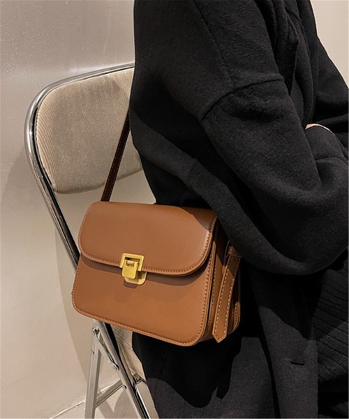 LA VORAGINE(ラ ヴォラジネ)の「2wayスクエアショルダーバッグ メッセンジャーバッグ(メッセンジャーバッグ・レディース・ブラック/ダークブラウン/ホワイト/ブラウン・FREE)」の7枚目の写真