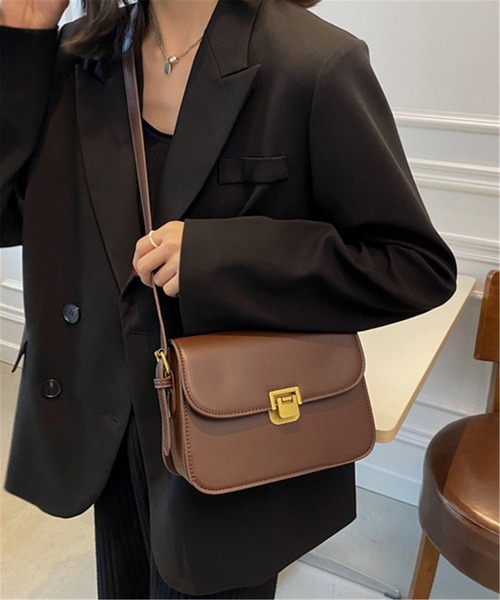 LA VORAGINE(ラ ヴォラジネ)の「2wayスクエアショルダーバッグ メッセンジャーバッグ(メッセンジャーバッグ・レディース・ブラック/ダークブラウン/ホワイト/ブラウン・FREE)」の21枚目の写真