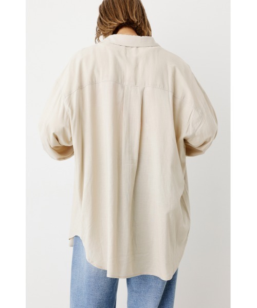 RODEO CROWNS WIDE BOWL（ロデオクラウンズワイドボウル）の「Cool リネンルーズシャツ（シャツ/ブラウス・レディース・ピンク/オフホワイト/イエロー/ライトベージュ・FREE）」の21枚目の写真