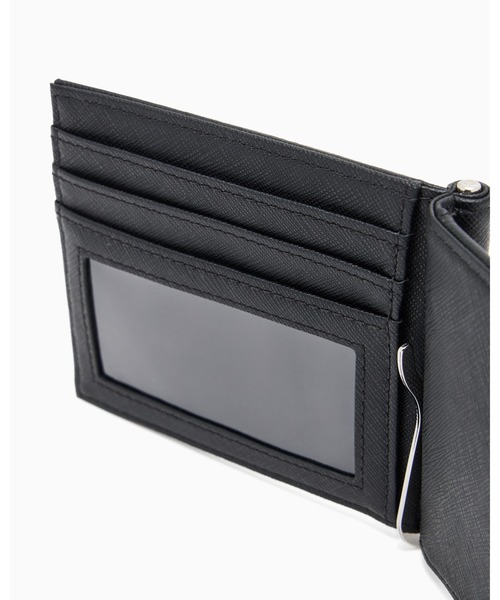 EMPORIO ARMANI(エンポリオアルマーニ)の「【エンポリオ アルマーニ】ASV コンパクトウォレット イーグルプレート付き(財布・メンズ・ブラック系その他・FREE)」の7枚目の写真