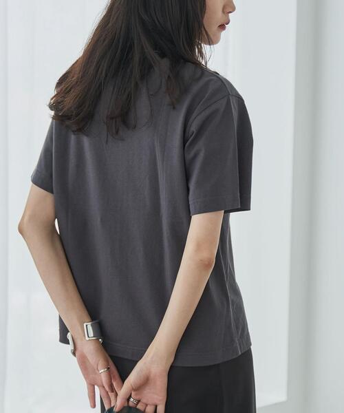 coen（コーエン）の「レタードロゴプリントTシャツ（Tシャツ/カットソー・レディース・ホワイト/ダークグレー・M/L）」の11枚目の写真