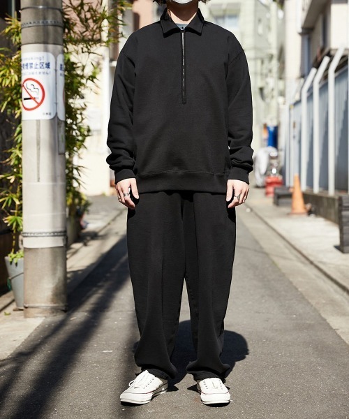 marka（マーカ）の「marka / マーカ：HALF ZIP POLO - organic cotton 