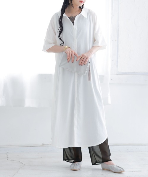 n'OrLABEL(ノアールレーベル)の「『裾シアーペチパンツ』(その他パンツ・レディース・ブラック/ライトベージュ・2/1)」の10枚目の写真