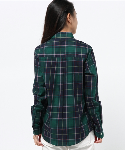 NATURAL BEAUTY BASIC（ナチュラルビューティーベーシック）の「トラッドチェックシャツ（シャツ/ブラウス・レディース・レッド系その他/グリーン系その他・MEDIUM/LARGE/SMALL）」の5枚目の写真