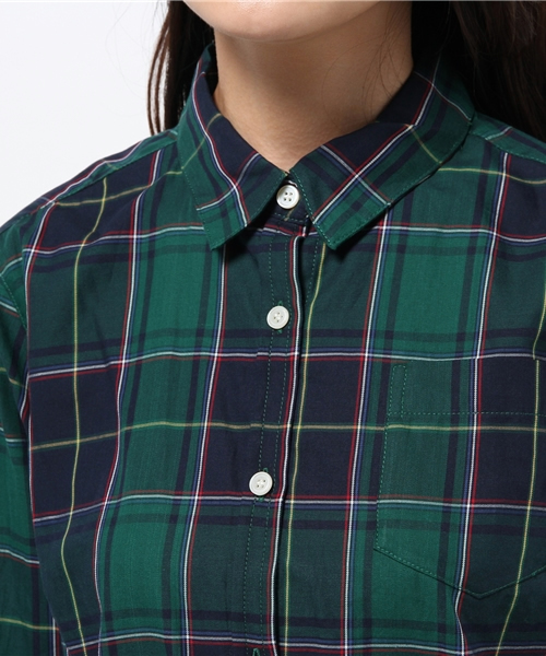 NATURAL BEAUTY BASIC（ナチュラルビューティーベーシック）の「トラッドチェックシャツ（シャツ/ブラウス・レディース・レッド系その他/グリーン系その他・MEDIUM/LARGE/SMALL）」の6枚目の写真