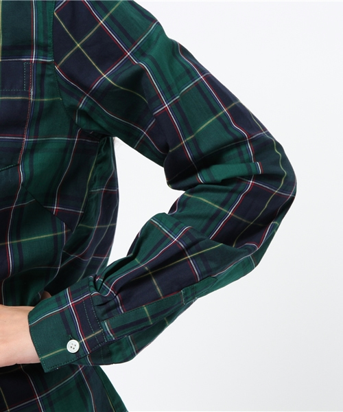 NATURAL BEAUTY BASIC（ナチュラルビューティーベーシック）の「トラッドチェックシャツ（シャツ/ブラウス・レディース・レッド系その他/グリーン系その他・MEDIUM/LARGE/SMALL）」の7枚目の写真