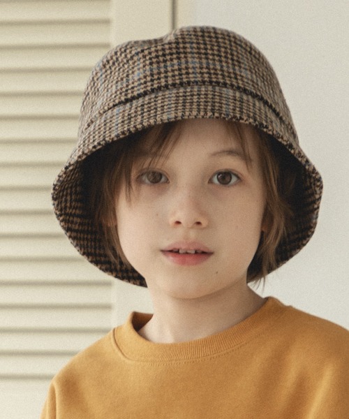 pairmanon(ペアマノン)の「素材いろいろ バケットハット(ハット・キッズ・ホワイト系その他/ライトブルー/ベージュ/アイボリー/ブラウン・FREE)」の15枚目の写真