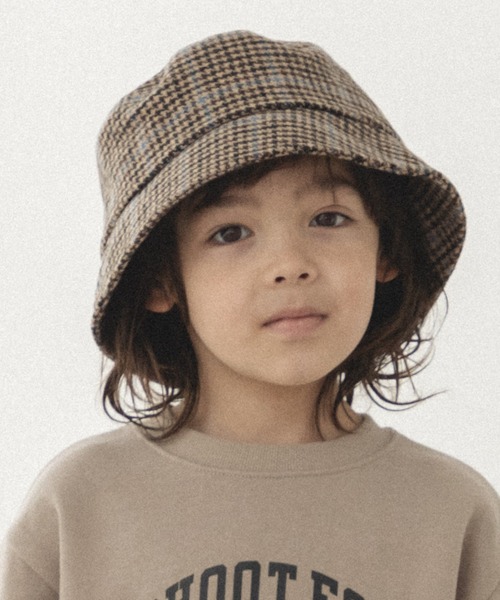 pairmanon(ペアマノン)の「素材いろいろ バケットハット(ハット・キッズ・ホワイト系その他/ライトブルー/ベージュ/アイボリー/ブラウン・FREE)」の19枚目の写真