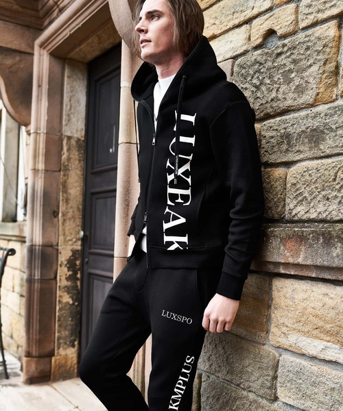 【未使用・タグ付】リュクスエイケイエムプラス　ジョガーパンツ　スウェット　白　Ｍ セール】LUXEAKMPLUS(リュクスエイケイエムプラス)ゴルフ ロゴ