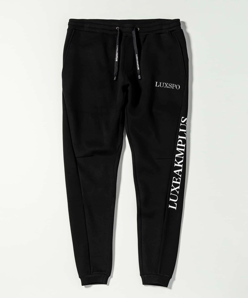 【未使用・タグ付】リュクスエイケイエムプラス　ジョガーパンツ　スウェット　白　Ｍ セール】LUXEAKMPLUS(リュクスエイケイエムプラス)ゴルフ ロゴ