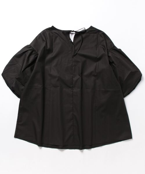 Mayree(メイリー)の「AURORIA/バックリボンVネックパフスリーブブラウス(シャツ/ブラウス・レディース・ピンク/ホワイト/ブラック/グレー/ライトベージュ・FREE)」の18枚目の写真