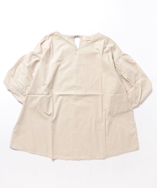 Mayree(メイリー)の「AURORIA/バックリボンVネックパフスリーブブラウス(シャツ/ブラウス・レディース・ピンク/ホワイト/ブラック/グレー/ライトベージュ・FREE)」の19枚目の写真