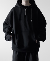 【RUUBON】half zip heavy weight parka / ハーフジップ ヘビーウエイトパーカー