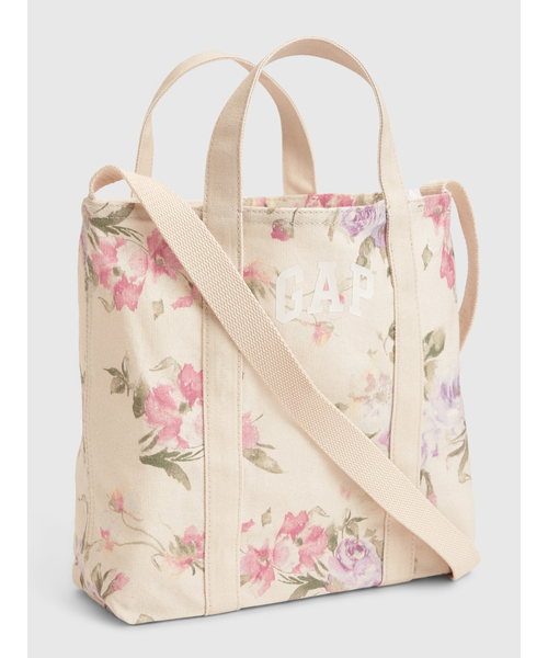 GAP（ギャップ）の「Gap × Loveshackfancy フローラル ミニトート (キッズ)（トートバッグ・キッズ・アイボリー/ピンク・ONE SIZE）」の2枚目の写真