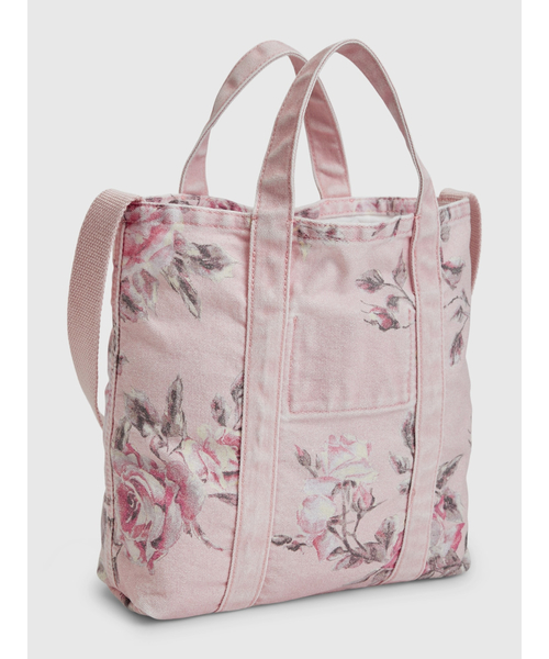 GAP（ギャップ）の「Gap × Loveshackfancy フローラル ミニトート (キッズ)（トートバッグ・キッズ・アイボリー/ピンク・ONE SIZE）」の4枚目の写真