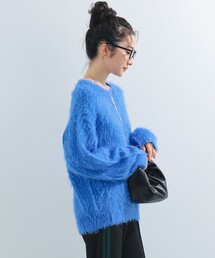 Ray BEAMS | Ray BEAMS / ヘアリー シャギー クルーネック ニット(ニット/セーター)