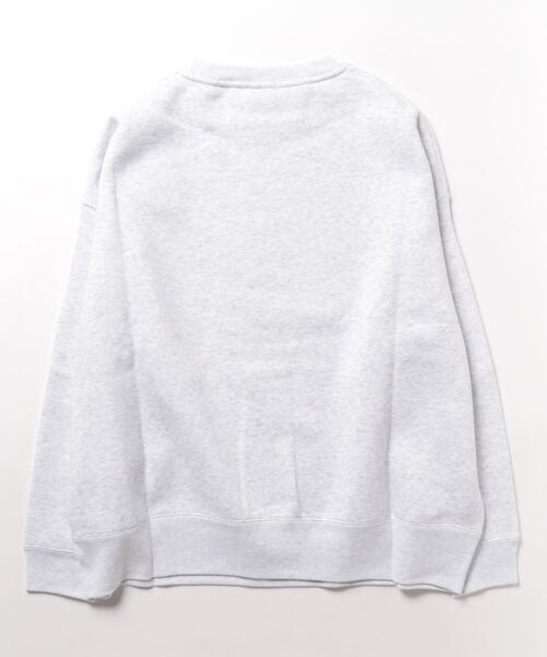 OKIRAKU(オキラク)の「☆ 【OKIRAKU/オキラク】flower print sweatshirt - フラワー プリント スウェットシャツ BC60403(スウェット・レディース・ホワイト/グレー・FREE)」の3枚目の写真