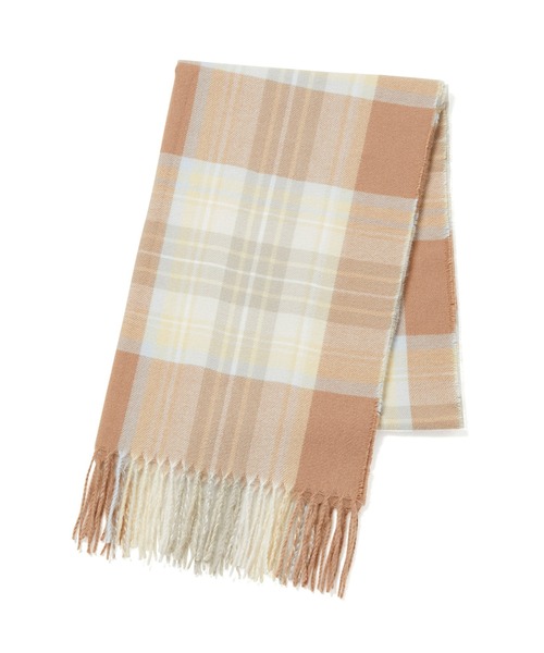 ROPE' PICNIC（ロペピクニック）の「ソフトタッチチェックストール（ストール/ショール・レディース・ベージュ系その他/ブルー/ホワイト系その他5/ピンク系その他2/オレンジ系その他・FREE）」の7枚目の写真