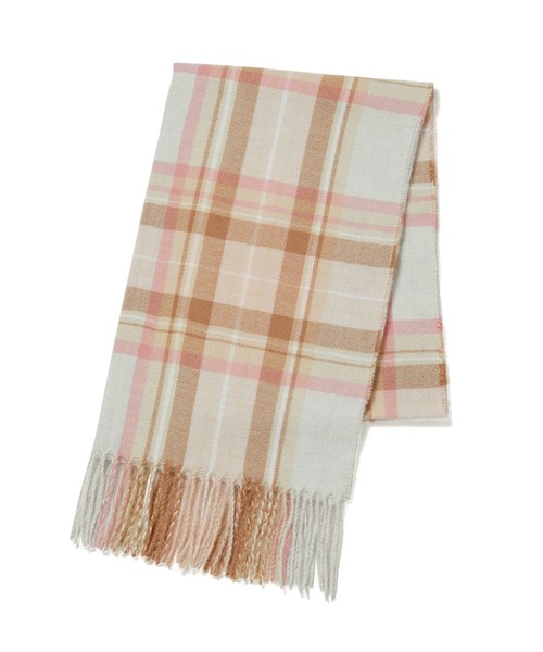 ROPE' PICNIC（ロペピクニック）の「ソフトタッチチェックストール（ストール/ショール・レディース・ベージュ系その他/ブルー/ホワイト系その他5/ピンク系その他2/オレンジ系その他・FREE）」の9枚目の写真