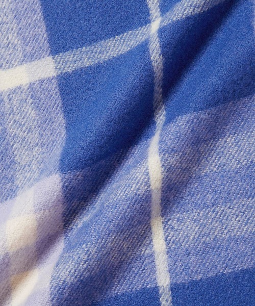 ROPE' PICNIC（ロペピクニック）の「ソフトタッチチェックストール（ストール/ショール・レディース・ベージュ系その他/ブルー/ホワイト系その他5/ピンク系その他2/オレンジ系その他・FREE）」の15枚目の写真