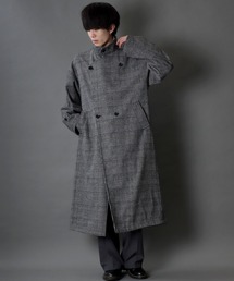 SITRY | over size 2way wool long coat/オーバーサイズ 2way ウールロングコート(トレンチコート)