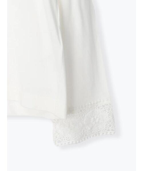 Samansa Mos2(サマンサ モスモス)の「スタンドレースインナーカットソー(Tシャツ/カットソー・レディース・ブラック/オフホワイト/ベージュ・F)」の17枚目の写真