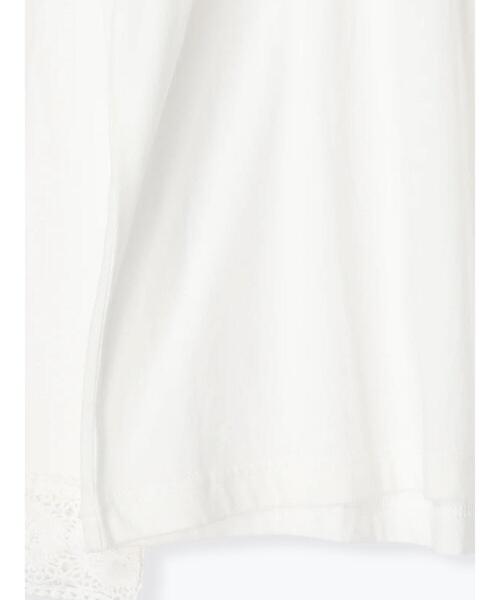 Samansa Mos2(サマンサ モスモス)の「スタンドレースインナーカットソー(Tシャツ/カットソー・レディース・ブラック/オフホワイト/ベージュ・F)」の20枚目の写真