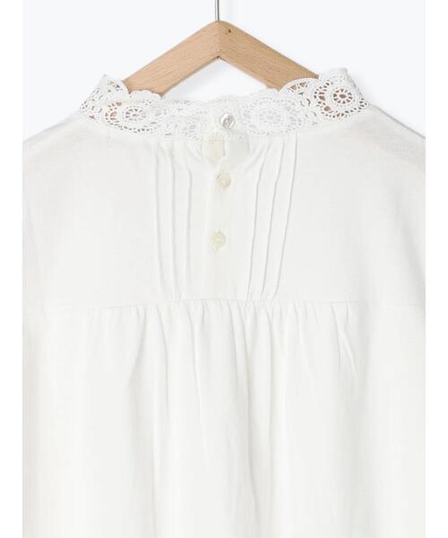 Samansa Mos2(サマンサ モスモス)の「スタンドレースインナーカットソー(Tシャツ/カットソー・レディース・ブラック/オフホワイト/ベージュ・F)」の19枚目の写真