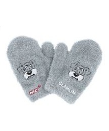 GLAMLIN(グラムリン)のGLAMLIN/グラムリン キッズ 手袋 NICI(ニキ)×GLAMLIN COLLABORATION KID‘S MITTEN MGNNKH  キャラクター もこもこ ミトン 暖か(手袋)