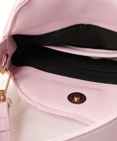 mellowneon(メロウネオン)の「2wayギャザーバッグ(ハンドバッグ・レディース・アイボリー/ブラック/ミント/ピンク/ブラウン/ブルー・FREE)」の21枚目の写真