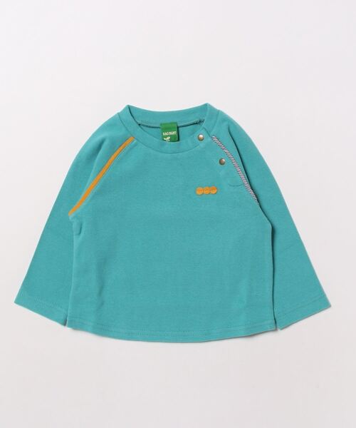 RAGMART（ラグマート）の「フライス起毛Tシャツ（Tシャツ/カットソー・キッズ・サックスブルー/アイボリー/ピンク・80ｃｍ/90cm/70cm）」の3枚目の写真