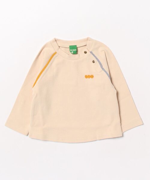 RAGMART（ラグマート）の「フライス起毛Tシャツ（Tシャツ/カットソー・キッズ・サックスブルー/アイボリー/ピンク・80ｃｍ/90cm/70cm）」の2枚目の写真