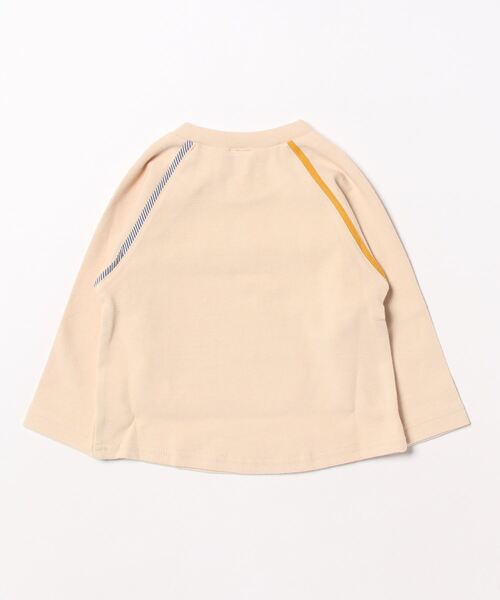 RAGMART（ラグマート）の「フライス起毛Tシャツ（Tシャツ/カットソー・キッズ・サックスブルー/アイボリー/ピンク・80ｃｍ/90cm/70cm）」の4枚目の写真