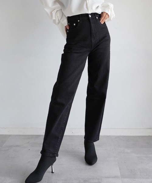 カーブデニムパンツ（デニムパンツ）｜Rashik（ラシク）