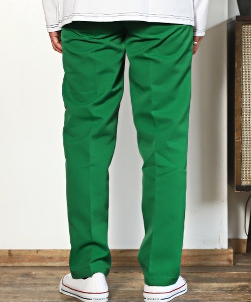 LUXSTYLE（ラグスタイル）の「カラーツイルバギーパンツ（スラックス・メンズ・ブラック/ベージュ/オレンジ/グリーン・L/XL/M）」の5枚目の写真