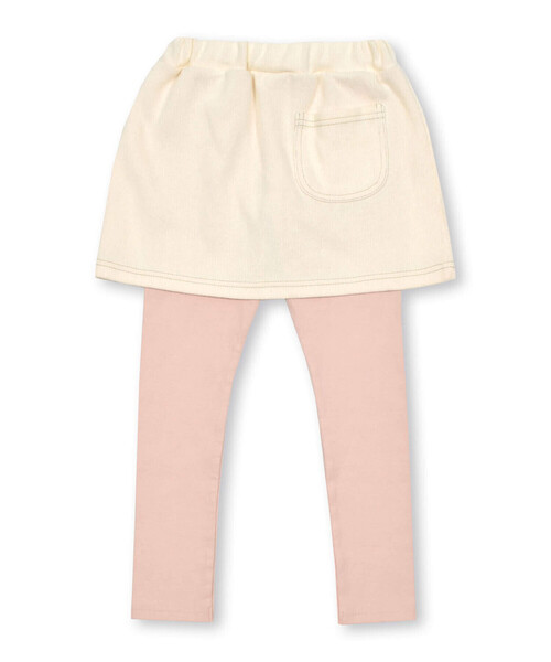 SLAP SLIP(スラップスリップ)の「ウサギフェイスパッチ付スカッツ(80~130cm)(スカート・キッズ・オフホワイト/ネイビー・120cm/110cm/90cm/100cm/80cm/130cm)」の6枚目の写真