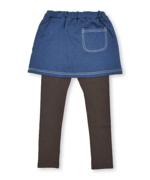 SLAP SLIP(スラップスリップ)の「ウサギフェイスパッチ付スカッツ(80~130cm)(スカート・キッズ・オフホワイト/ネイビー・120cm/110cm/90cm/100cm/80cm/130cm)」の15枚目の写真