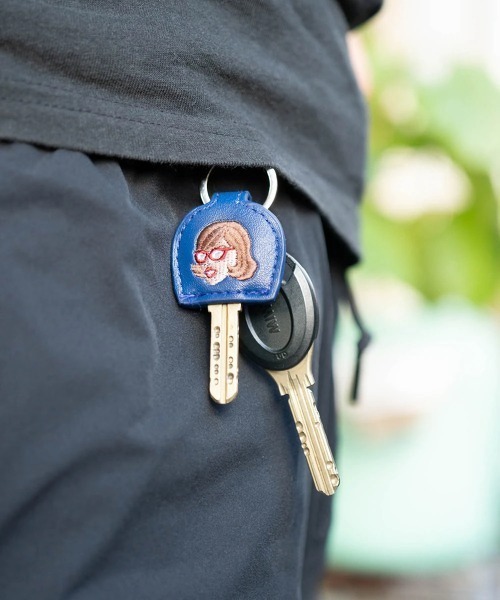 gym master（ジムマスター）の「gym master/ジムマスター　ハッピー刺繍キーカバー（キーケース/キーアクセサリー・メンズ・マスタード/ネイビー/グリーン・FREE）」の8枚目の写真