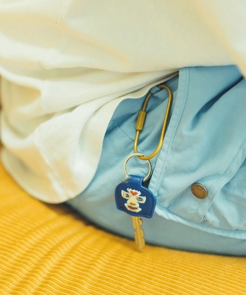 gym master（ジムマスター）の「gym master/ジムマスター　ハッピー刺繍キーカバー（キーケース/キーアクセサリー・メンズ・マスタード/ネイビー/グリーン・FREE）」の9枚目の写真