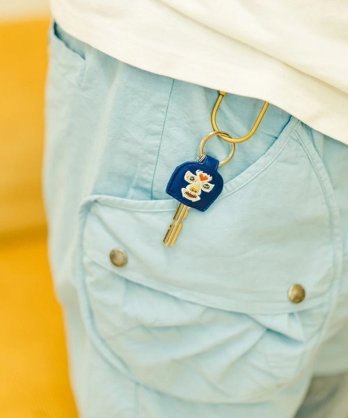 gym master（ジムマスター）の「gym master/ジムマスター　ハッピー刺繍キーカバー（キーケース/キーアクセサリー・メンズ・マスタード/ネイビー/グリーン・FREE）」の10枚目の写真