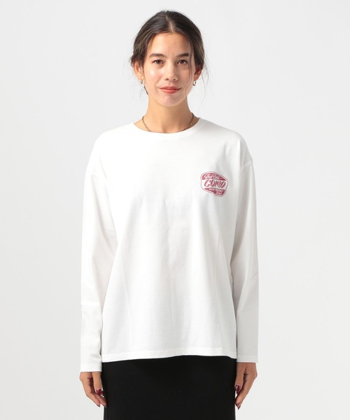 BAYFLOW(ベイフロー)の「FOODプリントロンT(Tシャツ/カットソー・レディース・ブルー/オフホワイト/チャコール・FREE)」の15枚目の写真