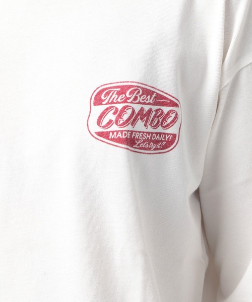 BAYFLOW(ベイフロー)の「FOODプリントロンT(Tシャツ/カットソー・レディース・ブルー/オフホワイト/チャコール・FREE)」の22枚目の写真