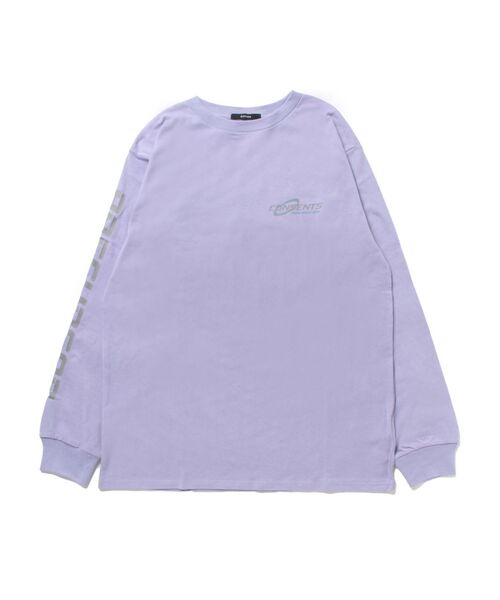 EMODA（エモダ）の「フロントロゴオーバーTシャツ（Tシャツ/カットソー・レディース・ホワイト/パープル/ブラック・FREE）」の20枚目の写真